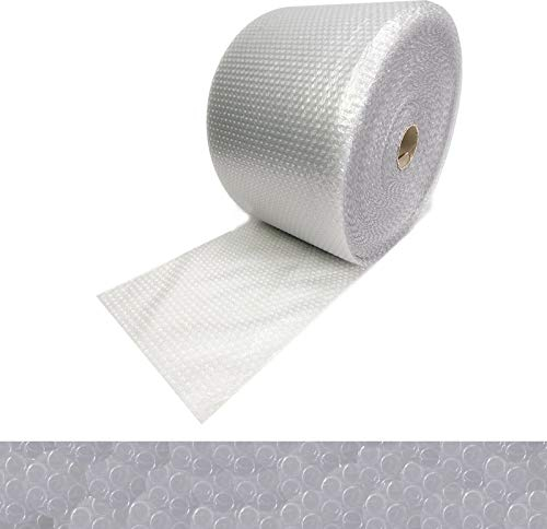 verpacking Luftpolsterfolie 100 m lang Noppenfolie Knallfolie Blisterfolie Polstermaterial Füllmaterial für Kartons (1 Rolle - 30 cm x 100 m, 50 my)