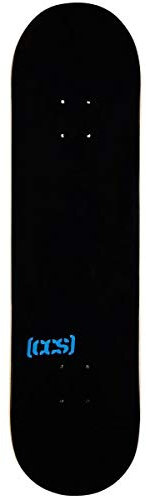 [CCS] Skateboard-Brett/Deck, 19,1 cm, Logo Schwarz