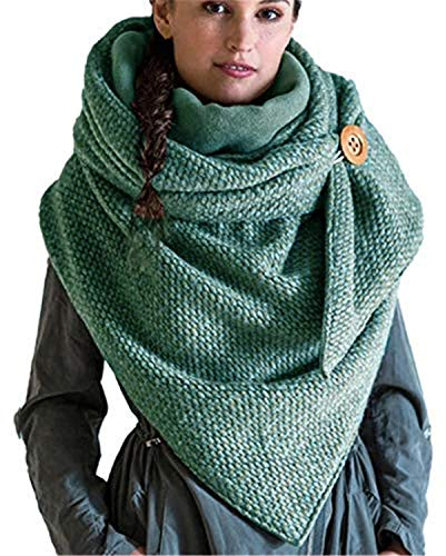 Youning Foulard triangulaire pour femme - En coton - Pour garder au chaud - Avec joli clip - Écharpe triangulaire douce - Écharpe d'automne - Multifonction, 5-C, 135-175CM