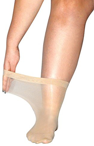Plus Size Super Wide Stretch Sheer 20 Denier Pop Sock Anklets, SAVER PACK
