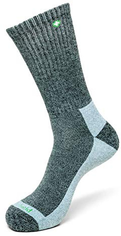 Insect Shield Lightweight Hiking Socks With Permethrin Bug Repellant - Protective Clothing for Men & Women, Charcoal, X-Large