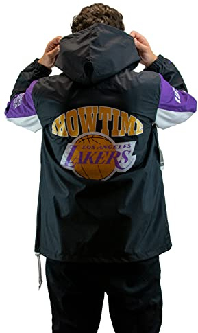 Mitchell & Ness - Giacca pullover NBA Team Origins Anorak, Los Angeles Lakers, M