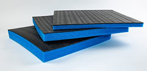 TYGR Foam 600x600x70mm blå - DIY skuminsats för verktyg, kamera & co. | Verktygsinlägg | Fallinlägg | Systeminlägg | Kaizen