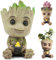 Baby Groot Vaso di Fiori, Baby Groot Action Figures Fashion Guardians of The Galaxy Flowerpot Baby Cute Model Toy Pen Pot, Vaso a forma di Portapenne creativo per piante grasse e cactus