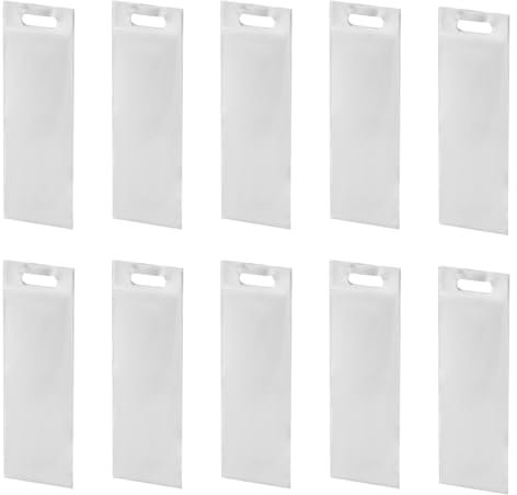 Sac pour parapluie translucide, sacs pour parapluie humides,Housse de protection pour parapluie translucide, 10 pièces, avec dragonne - Sac de transport pliable portable, sac de rangement pour paraplu