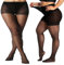 3XL Feinstrumpfhose, Schwarz Strumpfhosen Grosse Grössen Hohe Taille Butt Lift Strumpfhose Große Größen Stützstrumpfhose Atmungsaktiv Kompressionsstrumpfhose Damen