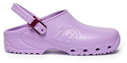CALZURO Light - Zoccoli Sanitari per Uomo e Donna in Eva, Professionali CE, Ultraleggeri, Comodi, Colore Lavanda (38)