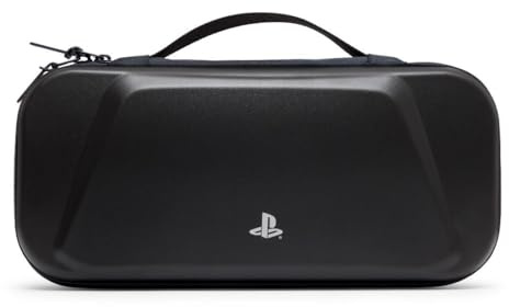PowerA Protection Case for PlayStation Portal Remote Player - Black, durable, storage, protective case, charging cable pass-through, screen protection, officially licensed