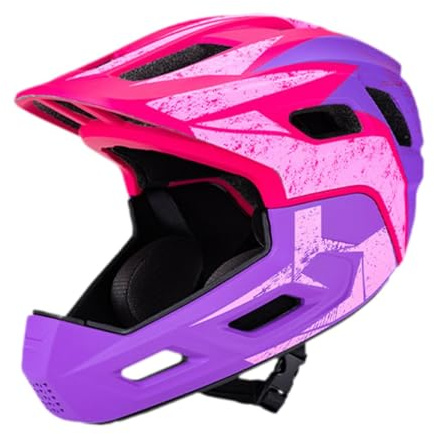 Oshhni Casco da Bici per Bambini Casco da Bicicletta per Bambini Caschi Sportivi Portatili Leggeri per Ciclismo Pattinaggio a rotelle Mountain Bike, Rosa