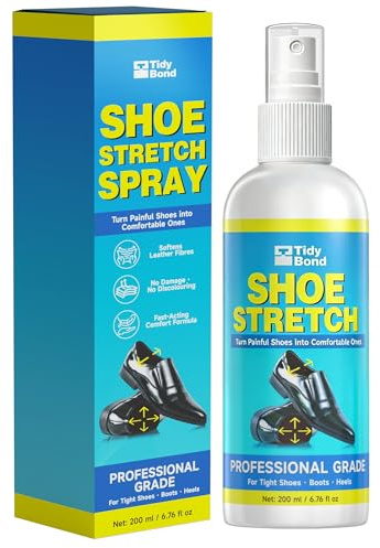 Tidybond Shoe Stretcher Spray & Leather Softener for Tight Shoes, 200ML