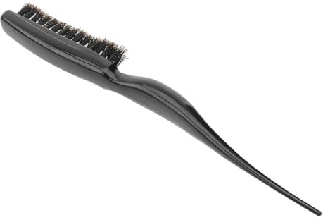 Cepillo de Cardar Punta en Forma de Púa de Plástico Negro, Mango Ergonómico