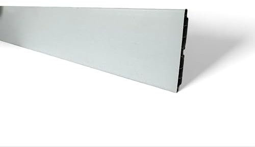 Zócalo para cocina, 1 metro en varias alturas, zócalo, ideal para la cocina, resistente color (H 12, blanco)