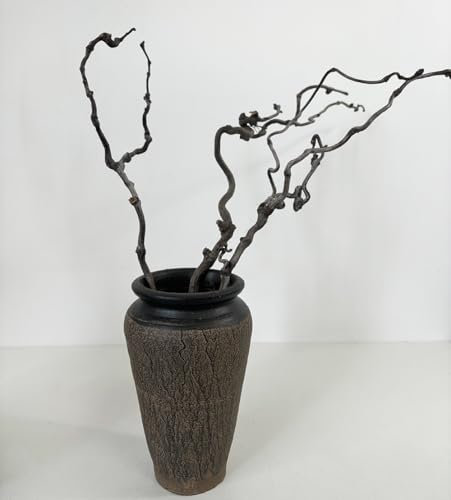 Ramas de árbol naturales de ratán seco, ramas de linealidad para bodas, fiestas, hogar, hotel, decoración de otoño (3 unidades)