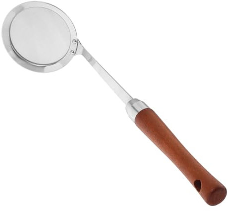 ULTECHNOVO Fettabschöpflöffel aus Edelstahl mit Langem Griff Feinmaschiges Sieb zum Abschöpfen von Fett Beim Kochen und Braten