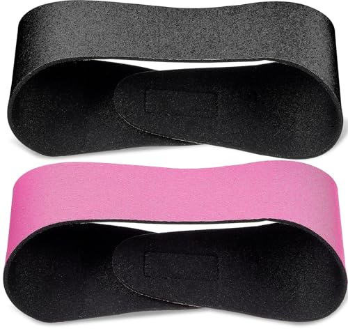 IWOWHERO 2 pièces Bandeaux de Natation Protecteurs Oreilles Garçon Fille Confortables et Réglables Bandeaux Sports Anti-eau pour Garçons et Filles Accessoires Natation et Sports Aquatiques