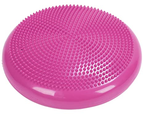 Generic Tapis de Coussin D'équilibre Professionnel pour L'exercice avec Balle de Massage, Durable et Compact pour le Fitness à Domicile et les Activités pour Enfants (PINK)