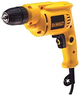 DeWalt 550 Watt Bohrmaschine (Bohrfutterspannweite 1,0-10 mm, max. Drehmoment 7.9 Nm, max. Bohr-ø 25 mm (Holz), 10 mm (Metall)) DWD221