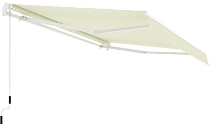 Jet-line - Tenda a braccio con braccio a bracci articolati, colore beige, per terrazzo, giardino, disponibile in diverse misure (3 x 2,5)