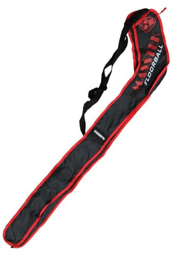 Fonowx Bolsa para Palos de Hockey sobre Hielo, Bolsa de Transporte de Viaje, protección, Bolsa portátil para Hockey sobre césped, Rojo Negro M