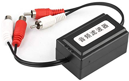 CFTGIW Filtre Antibruit pour Autoradio, Améliore la qualité Sonore, Installation Facile avec Un Matériau Plastique de