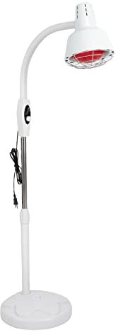 Lampada a luce rossa da 275 W, lampada a raggi infrarossi, con supporto, per persone della maggior parte delle età, adolescenti, adulti, anziani, atleti e pazienti con dolore.