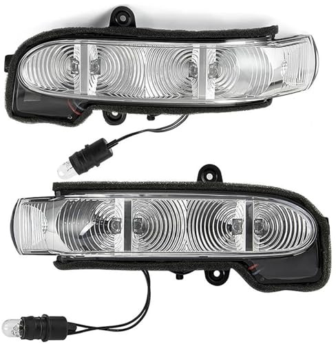 ECZDDEFS Luz Intermitente para Espejo Retrovisor Lateral - Lámpara de Señal de Giro Compatible con Mercedes Benz G E Class W211 S211 W463 W461 (A Pair)