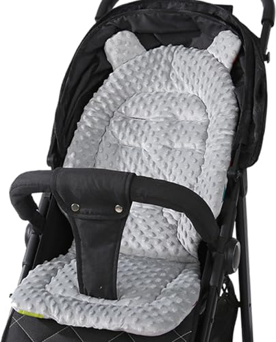 Rivestimento per passeggino, reversibile, per passeggino, ispessito, comodo e traspirante, per passeggino, seggiolino auto, per bambini, blocco di cotone morbido