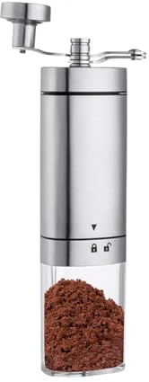 Ihdjasg Molinillos De Café Manuales | Máquina Portátil Para Moler Café Con Manivela Manual - Máquina De Molienda Ligera Para Restaurante Apartamento Camping Cocina Barbacoa Viajes | Barbacoa Jardín