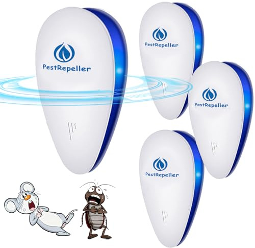 Ultrasuoni per Topi, Dissuasori per Formiche, Antizanzare Ultrasuoni, Trappole Formiche Esterno e Interno, Repellente Zanzare, Roditori, Ragni, Formiche