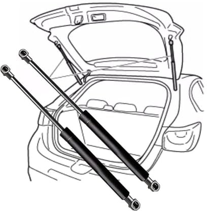 Maletero Amortiguador para Seat Ibiza II (6K1) Hatchback 1993-1999 (OEM:6K6827550)-52.6cm, 2 Piezas Soportes Amortiguadores de Elevación del Portón Trasero Gas Resorte