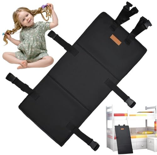 Couverture d'échelle de lit superposé, coussinets d'échelle de lit superposé 31x15, marchepieds pliants avec boucles réglables, empêchent l'escalade pour l'enfant.