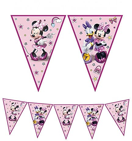 Folat 93834P Wimpelkette FSC Minnie Mouse - 2,3 Meter