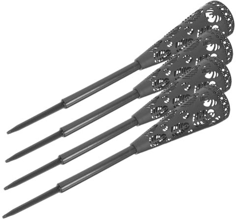 FUNOMOCYA 4 Pezzi Contenitore Per Fiori Tomba Vaso Cavo Per Cimitero Plastica Con Punta Per Fiori Artificiali Freschi