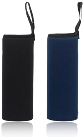 2 pochette isotherme bouteille, housse isotherme bouteille, Housse Bouteille Neoprène Pochette, Pochette pour Bouteilles en Verre, Pour Sport Randonnée Cyclisme Voyages Campus