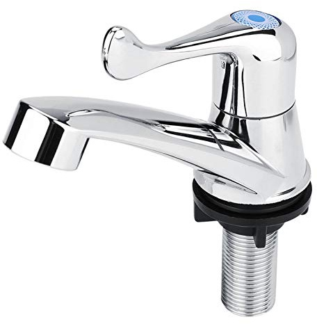 Vattenkran Enkelt Kallvattenkran, G1/2 (20 Mm) Gänga, för Tvättställ, Handfat, Vattenfat(Fisk svans G1/2)