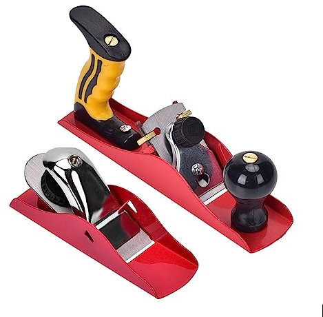 Huaqgu Juego de cepilladora Manual de Madera, Herramienta de Mano, Plano de Bloque para proyectos de Recorte, carpintería Europea, Carpintero, cepilladora de fabricación de Modelos DIY