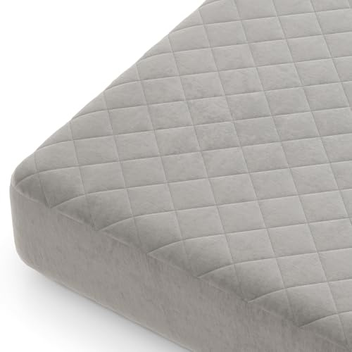 GIANTEX Lenzuolo con angoli elasticizzati 140 x 200 cm, con tasca di profondità di 41 cm, super morbido con imbottitura in spugna, coprimaterasso traspirante, coprimaterasso con fondo antiscivolo