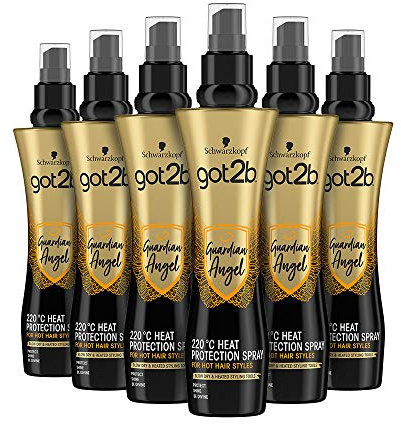 Schwarzkopf Got2b protección contra el calor ángel de la guarda 200ml - Paquete de 6
