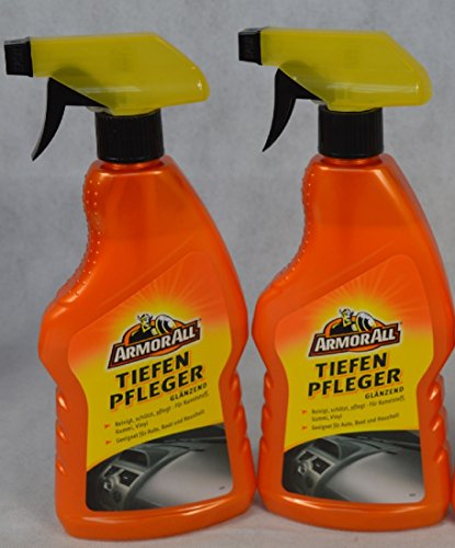 2 x ArmorAll 10500L Kunststoff-Tiefenpfleger 500ml glänzend Pflege Viinyl Gummi KFZ
