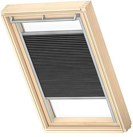 VELUX Original Store Plissé Occultant et Isolant, SK06, Noir Charbon