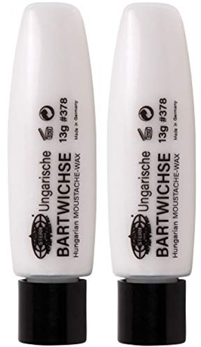 2er Ungarische Bartwichse farblos Moustache Wax Stern Bremen 13 g