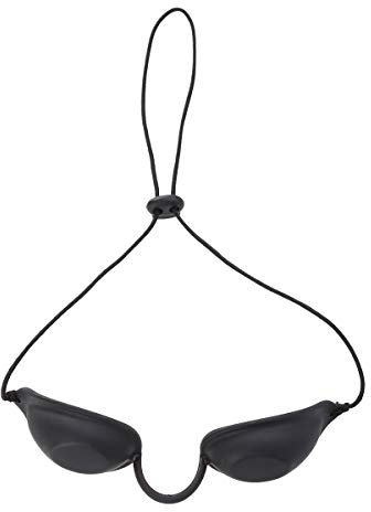 HEALLILY 2 Stück UV Solarium Schutzbrille Solariumbrille Sonnenschutz Brille für Sonnenbank Beauty Patienten Sonnenbrille IPL Behandlung LED Lichttherapie (Schwarz)