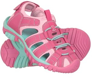 Mountain Warehouse Bay Kids Shandals - Neoprene Lined Sandal Shoes with Adjustable Straps - For Spring Summer Walking, Travelling & Outdoors