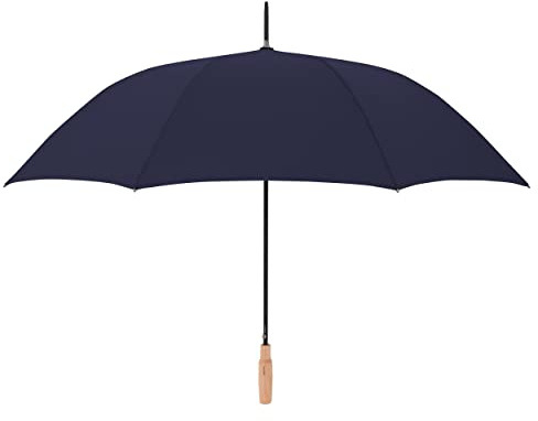 Doppler Nature Stick Regenschirm I nachhaltiger Stockschirm aus PET-Flaschen & Holz I stabiler Automatik-Schirm mit 106cm Durchmesser I robust & sicher bei Wind & Regen