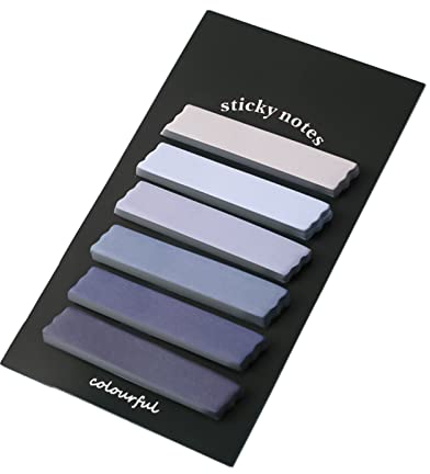 BYUTFA 120 Stück Registerreiter, Haftnotizen, beschreibbare Etiketten, Seitenmarkierung, Lesezeichen, Textmarkerstreifen, Briefpapier, Morandi-Farben