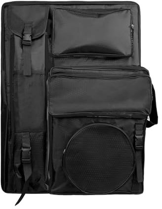 KIUGOP Transporttasche A2 Zeichnungtasche Zeichenbrett Rucksack für Zeichenplatten Wasserdicht Aufbewahrungstasche Malerei Künstler Tragetasche Multifunktional Zeichentasche Skizzieren Tasche,D