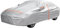 Anbte Auto Hagelabdeckung Abdeckplane, Außen Auto Abdeckung, Autoabdeckung UV Wasserdicht Staubschutz 490x190x150cm Winter Schnee Hagel Abdeckung 210D mit Reißverschluss Reflektierende Streifen