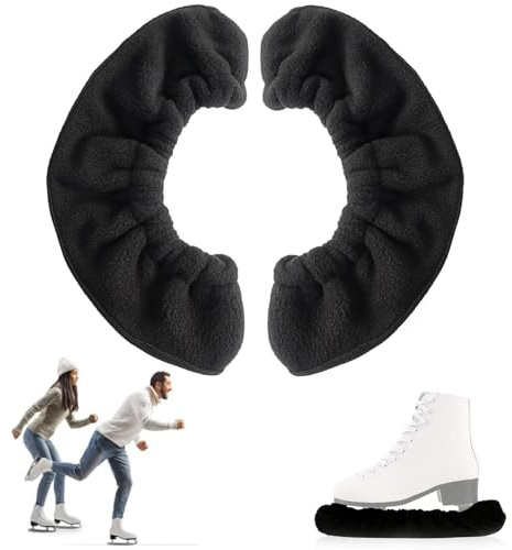 Ice Skate Soakers, Ice Skate Blade Covers, 1 Pair Skate Cover, Ice Skate Guards, Figure and Hockey Skates, Skate Soakers Blades Protector for Ice Hockey Skates Figure Skating Ice Skates