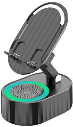 3-in-1 Phone Inductive Bluetooth Speaker 360°rotating Treasure Lifting Charging B4u4 Folding