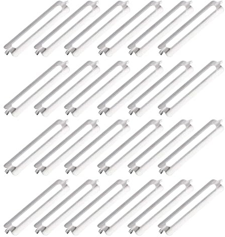 24 Pcs Sparschäler Tupper,Schäler Ersatzklingen,für Ersatzklinge Messer,Blades Kartoffelschäler,Peeler Profischäler,Edelstahl GemüSeschäler,Klinge KrebsschäLer Messerklingen,Orangenschäler